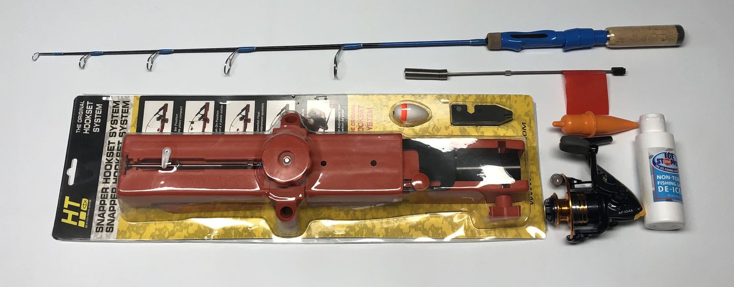 THE SNAPPER 31" COMBO KIT (GREAT FOR CRAPPIE, PERCH, BLUEGILL, SMALL TROUT, WALLEYE AND PIKE)