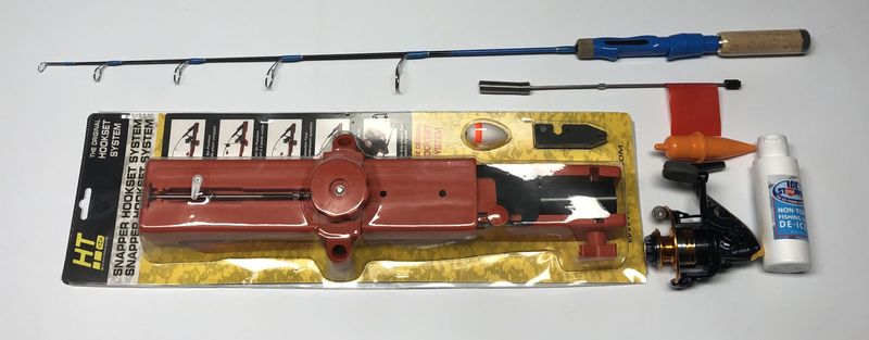 THE SNAPPER 31" COMBO KIT (GREAT FOR CRAPPIE, PERCH, BLUEGILL, SMALL TROUT, WALLEYE AND PIKE)