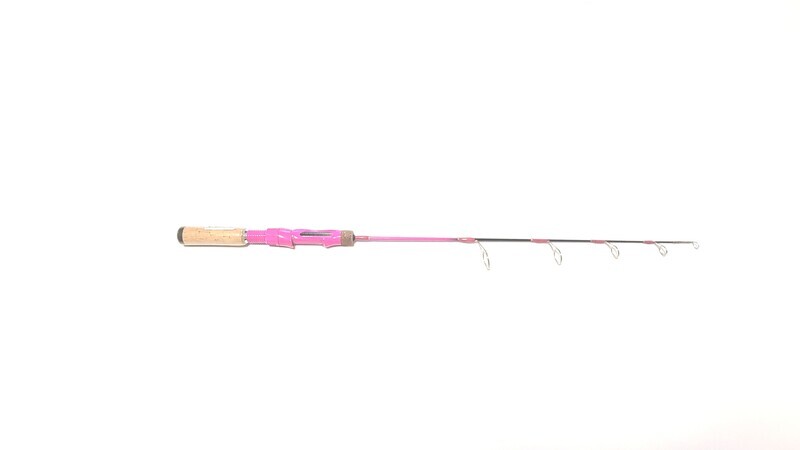 28" (Pink) Cork Handle Rod  in full view