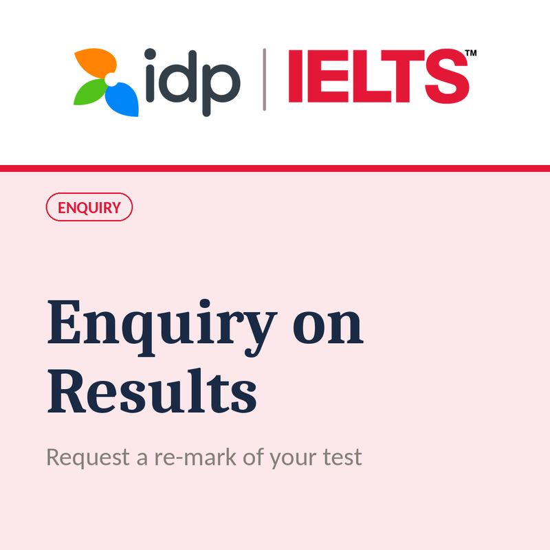 IELTS Enquiry on Result