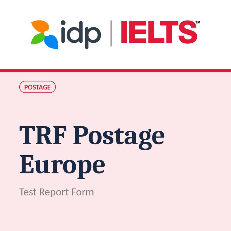 IELTS TRF Postage Europe