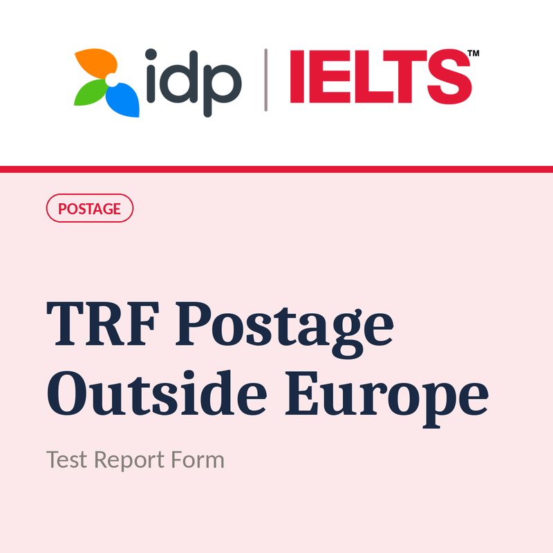 IELTS TRF Postage Outside of Europe