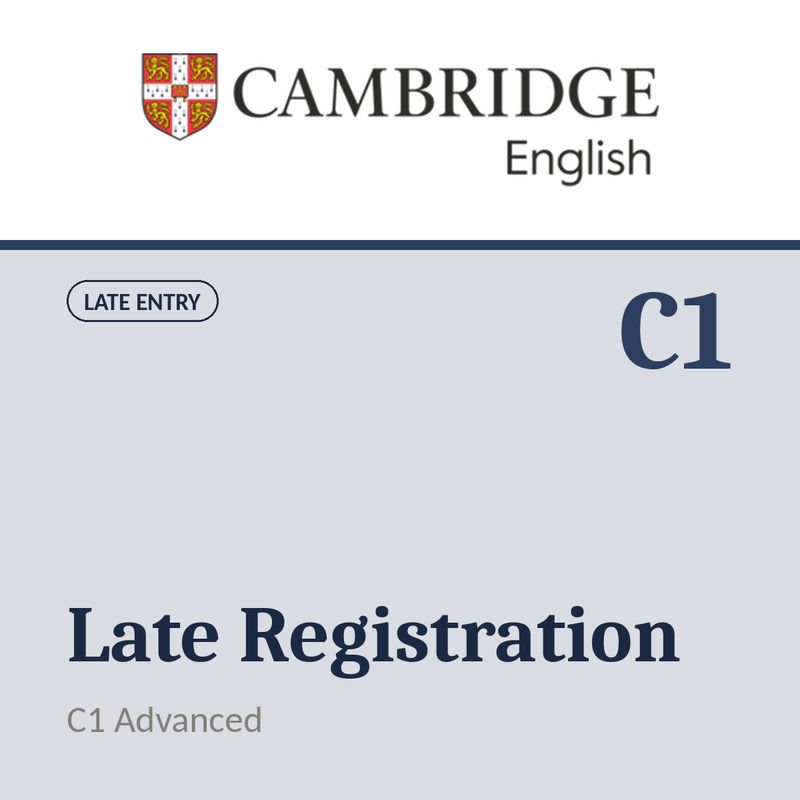 Late Registration Cambridge C1 Advanced Digital &amp; PB