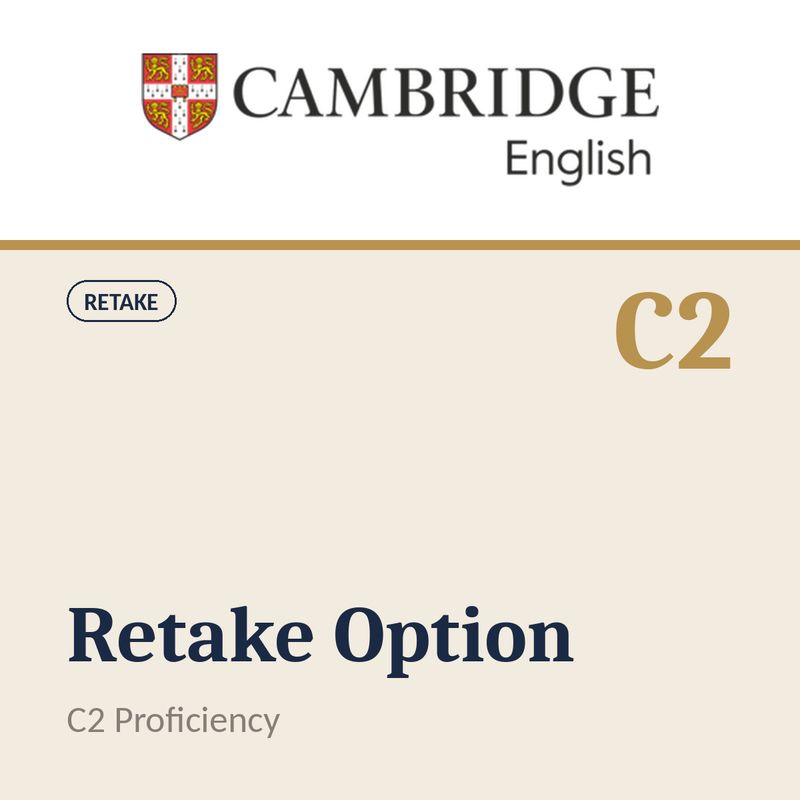 Retake Option Cambridge C2 Proficiency Digital &amp; PB
