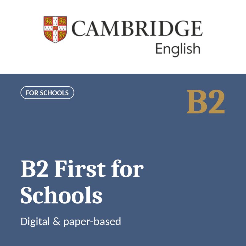 Cambridge B2 First for Schools Digital &amp; PB