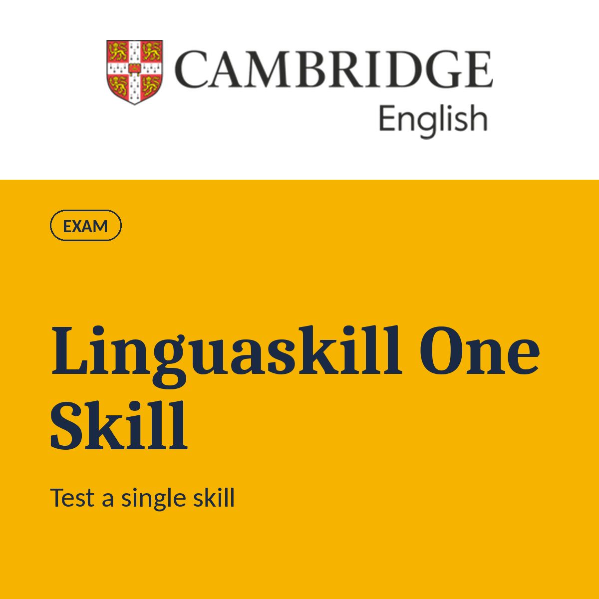 Linguaskill General or Business - One Skill