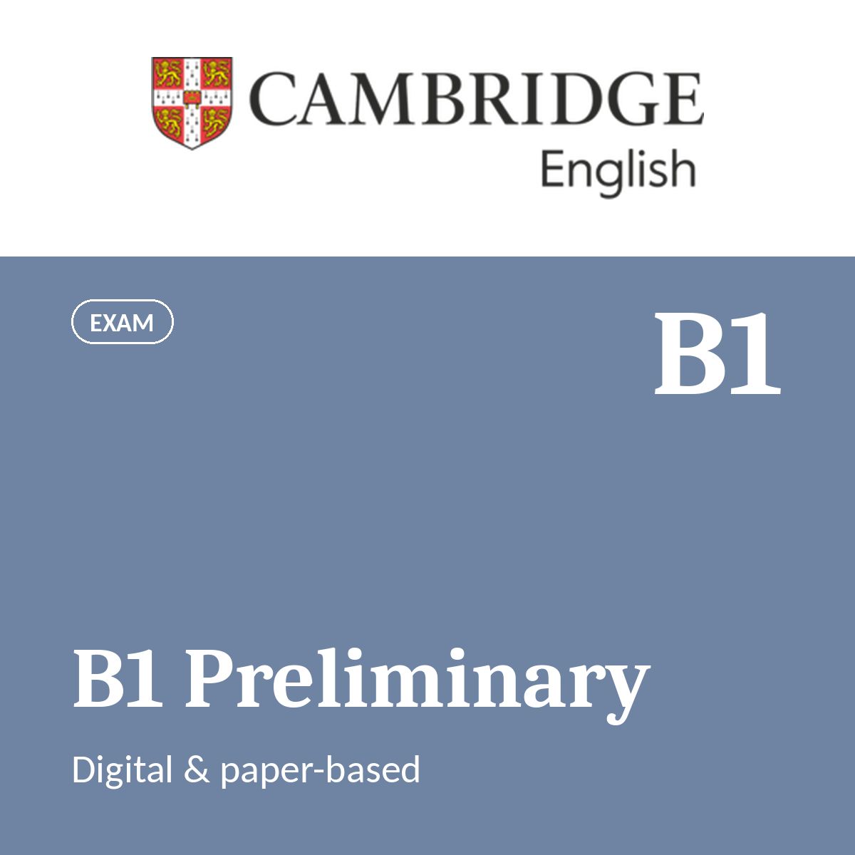 Cambridge B1 Preliminary Digital &amp; PB
