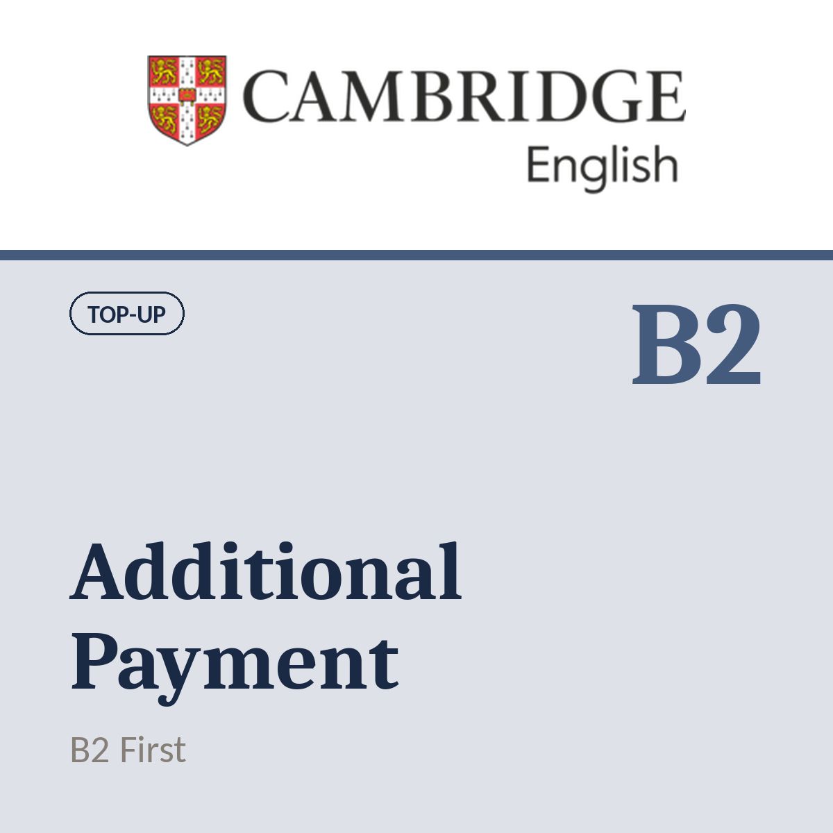 Cambridge B2 First Digital &amp; PB - Nachzahlung