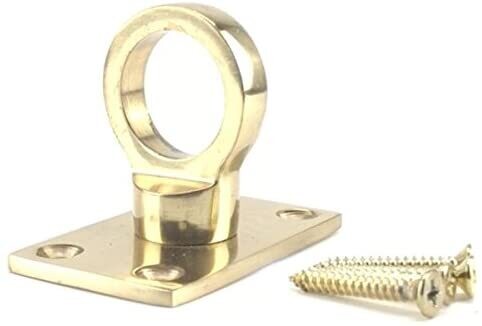 Brass Decking Rope Wall Eye Plate by Craftacks India