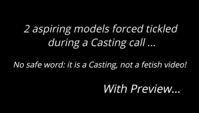 1 video 2 girls tickled cruelly during a Casting Call