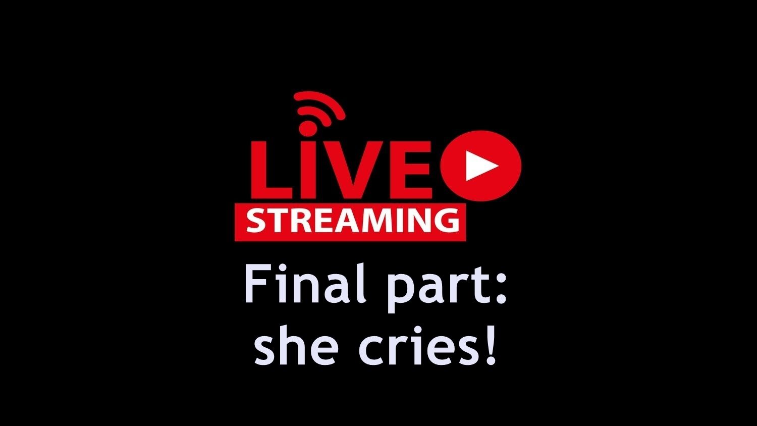US client directs a unpublished live tickle test. FINAL Part: she cries, her face covered in tears. Don&#39;t buy before reading the description