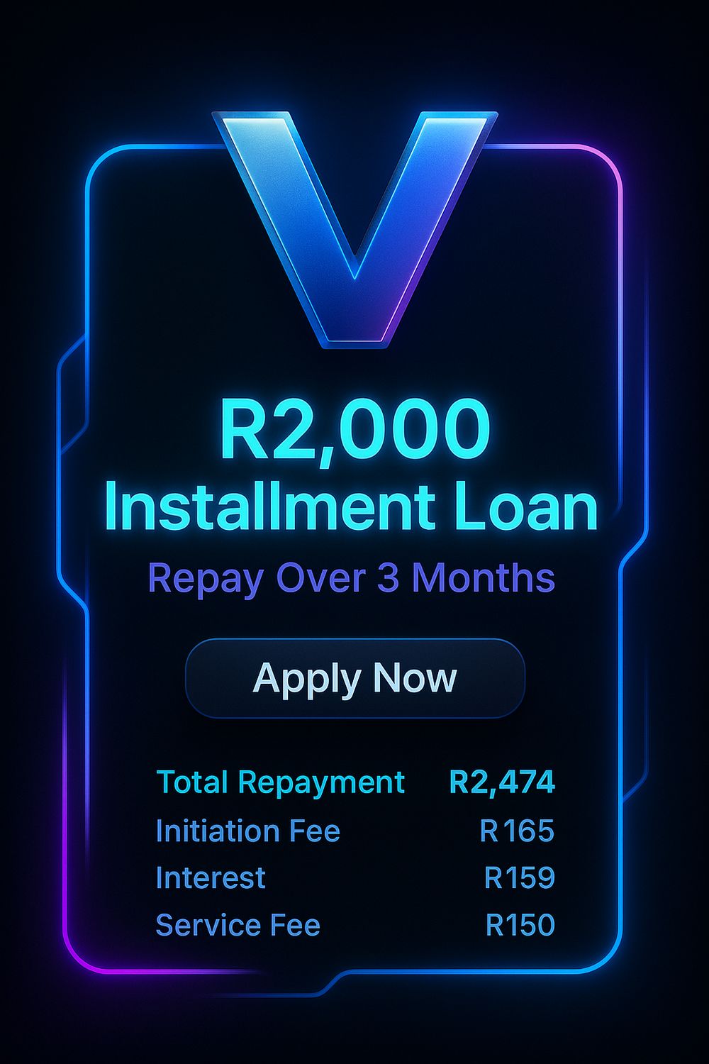 R2,500 Starter Loan – 60 Days