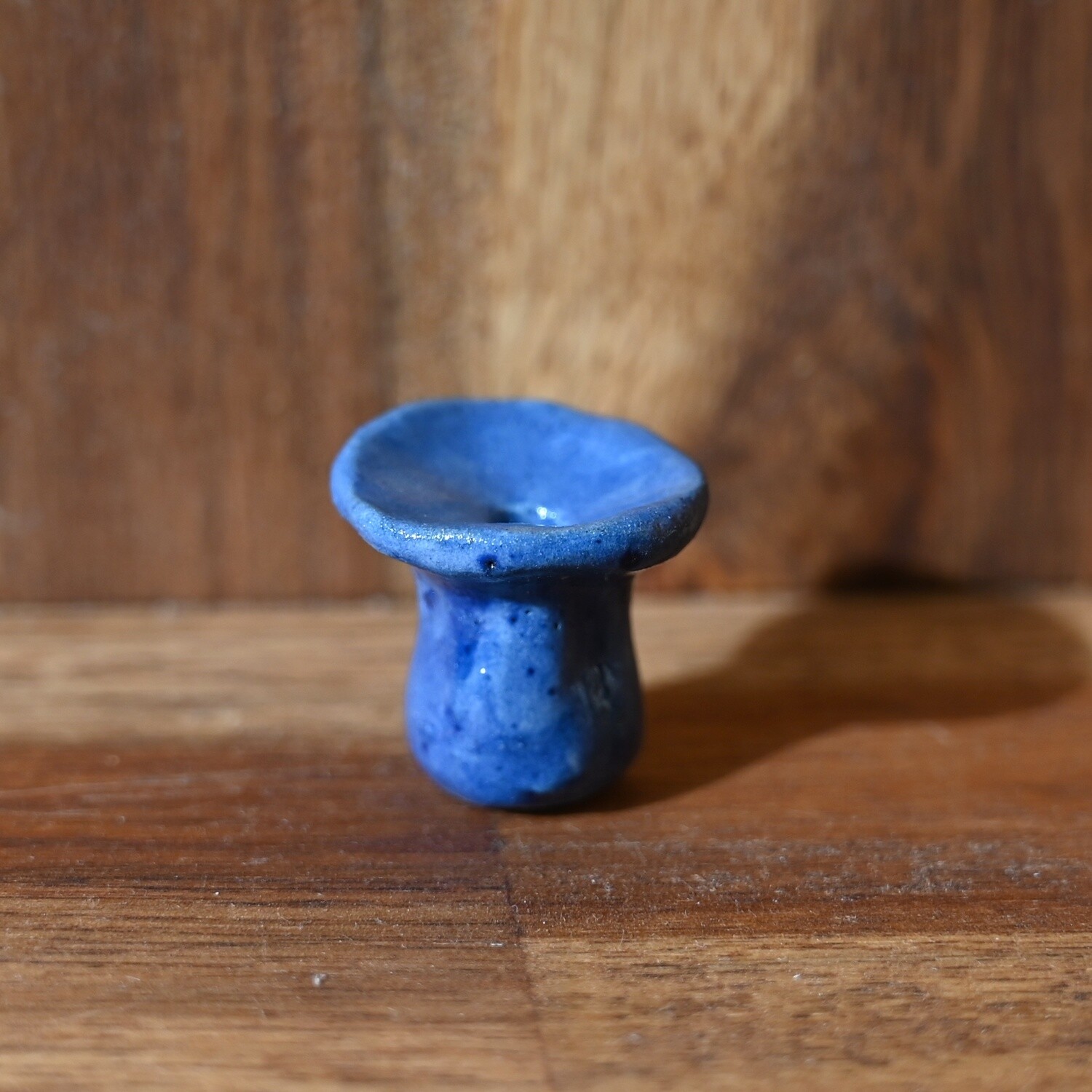 Mini vase corolle bleu