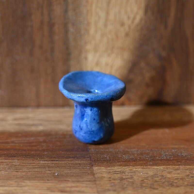 Mini vase corolle bleu