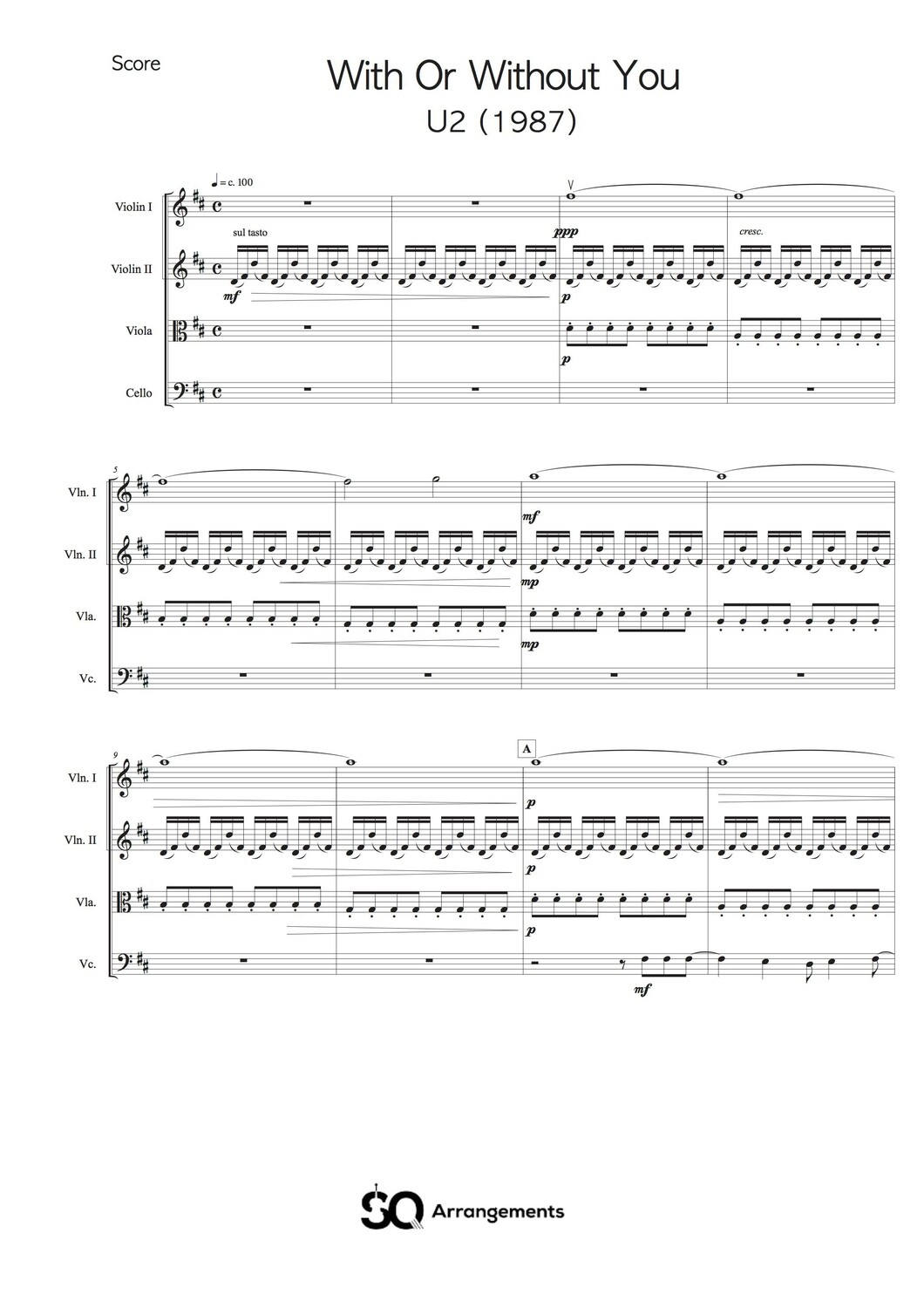 With or Without You - U2