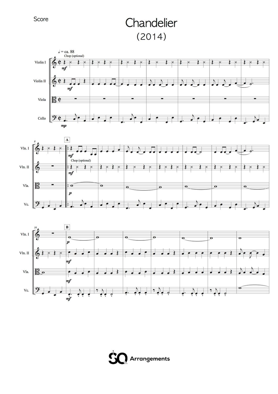 Chandelier - Sia