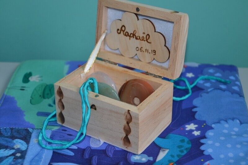 COFFRET NAISSANCE 3 DONUTS NATURELS