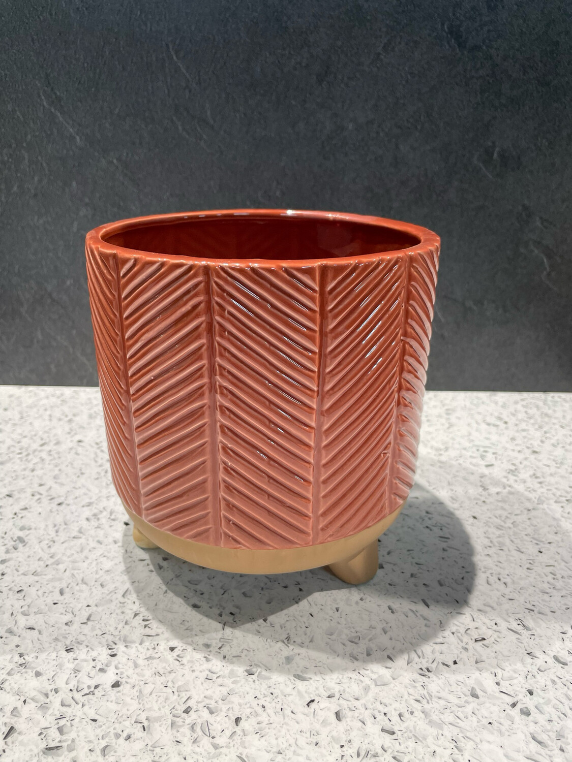 Zari Large Planter Terracotta - 18cm H x 17.5cm W