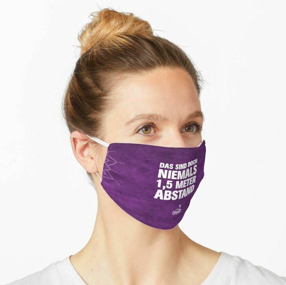 Maske - Das sind doch niemals 1,5 Meter Maske - Das sind doch niemals 1,5 Meter