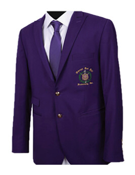 Purple Omega Blazer Woolblend + Purple Necktie - Sizes 32-64