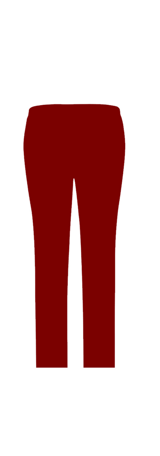 Crimson Pants  (100% Wool Super 180) - Waist Sizes 22-50