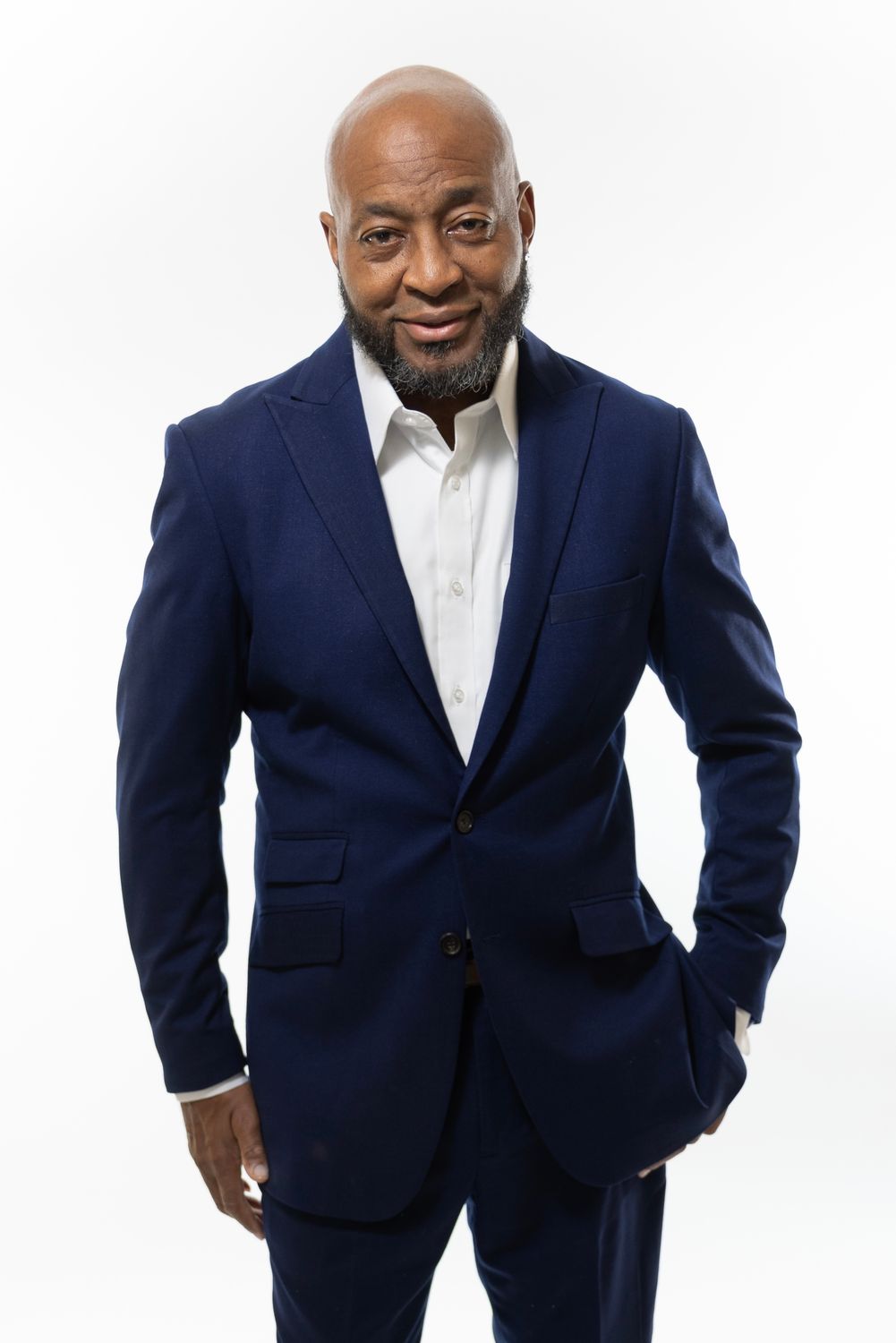 The Navy (100% Wool Super 180 + Complementary MTM White Shirt) Sizes 32-64