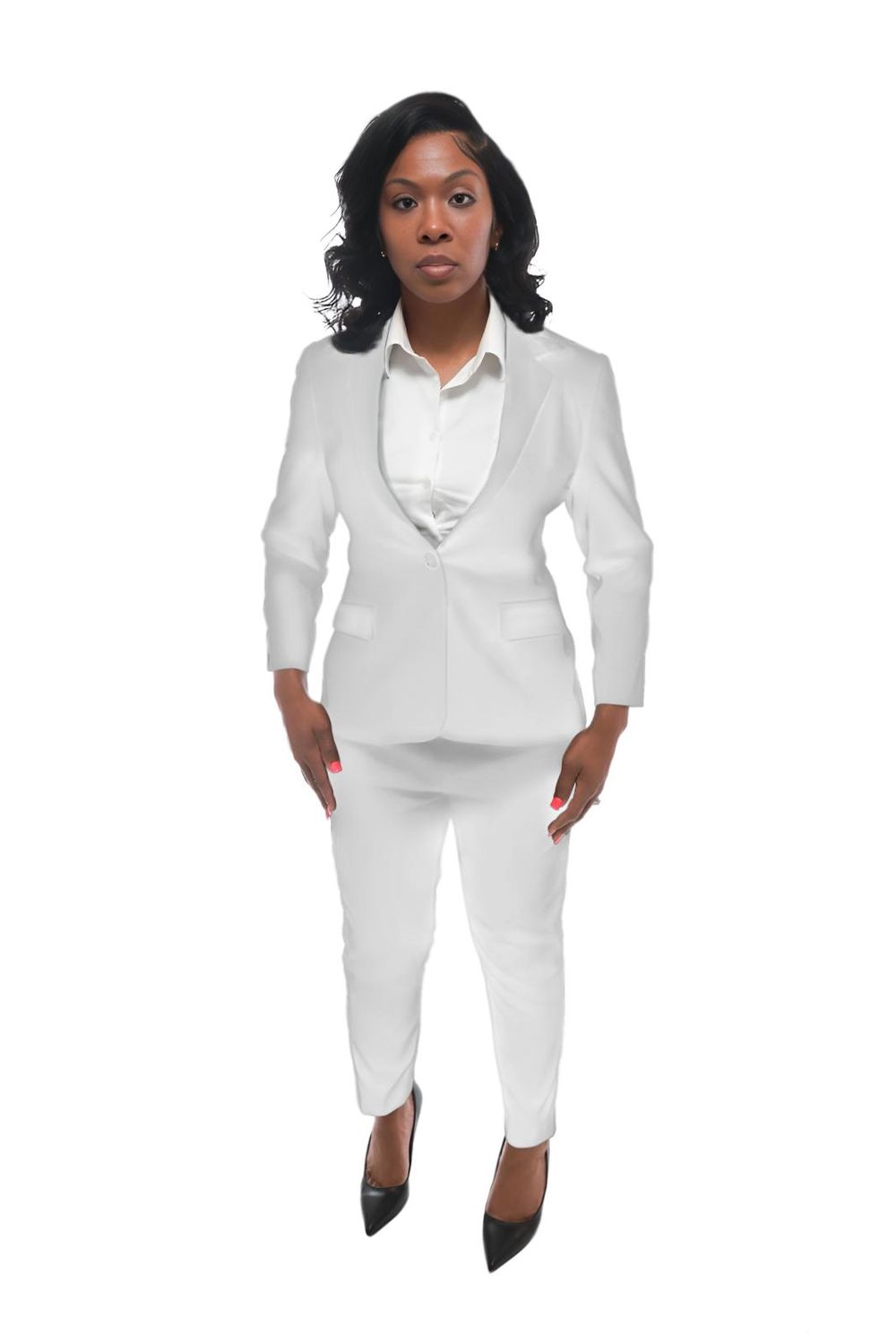 Ghost White (100% Wool Super 180 + Complementary MTM White Shirt) Sizes 28-50