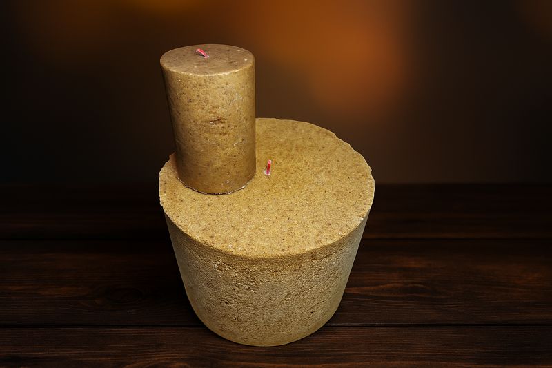 „Zwerg" - XXL Brennelement für Feuerschale /Feuerkorb & Solostove