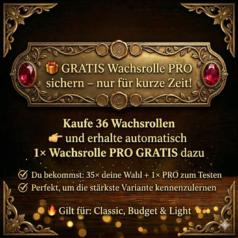 Wachsrolle „BUDGET"