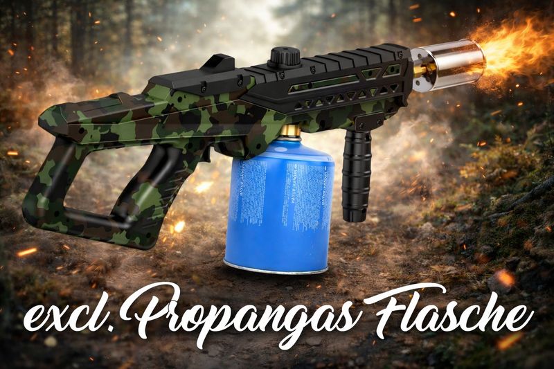 „Flammenwerfer" - Hochleistungs - Propanbrenner