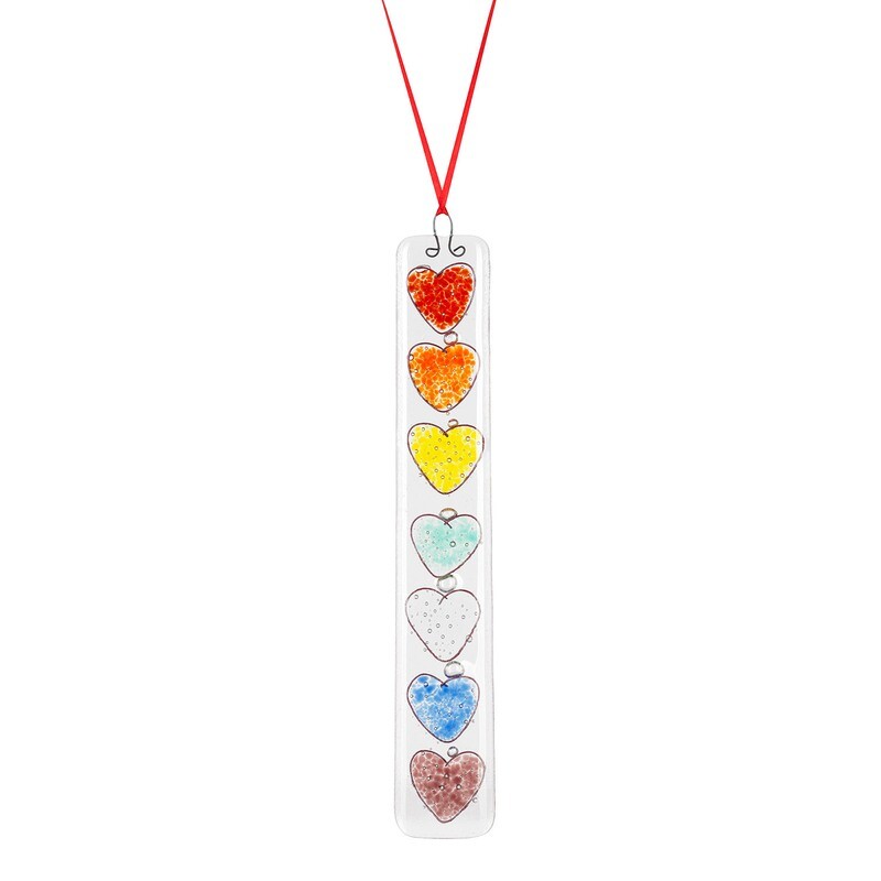 Rainbow Heart Sun Catcher