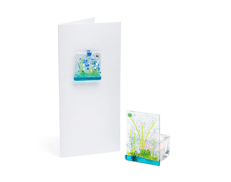 Blue Meadow Tea Light Gift Set