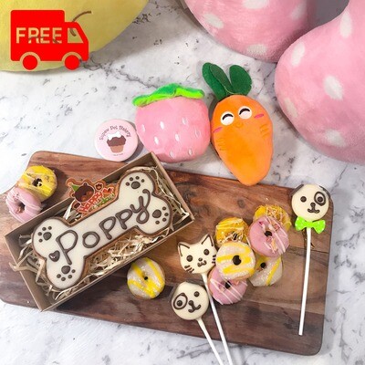 Doggie Gift Box with personalised Cookie | FREE SHIPPING Doggie Gift Box with personalised Cookie | FREE SHIPPING