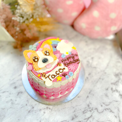 6" Tall Portrait Cake | Customised According to your Pup