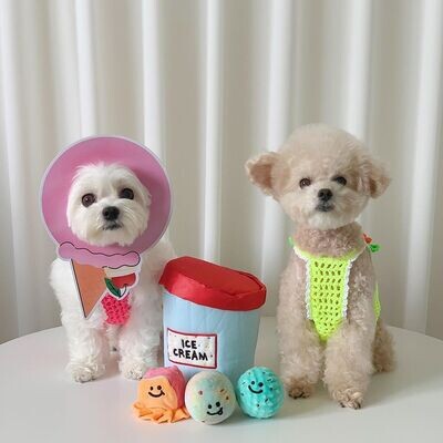 Ice Cream Squeaky Snuffle Toy Ice Cream Squeaky Snuffle Toy