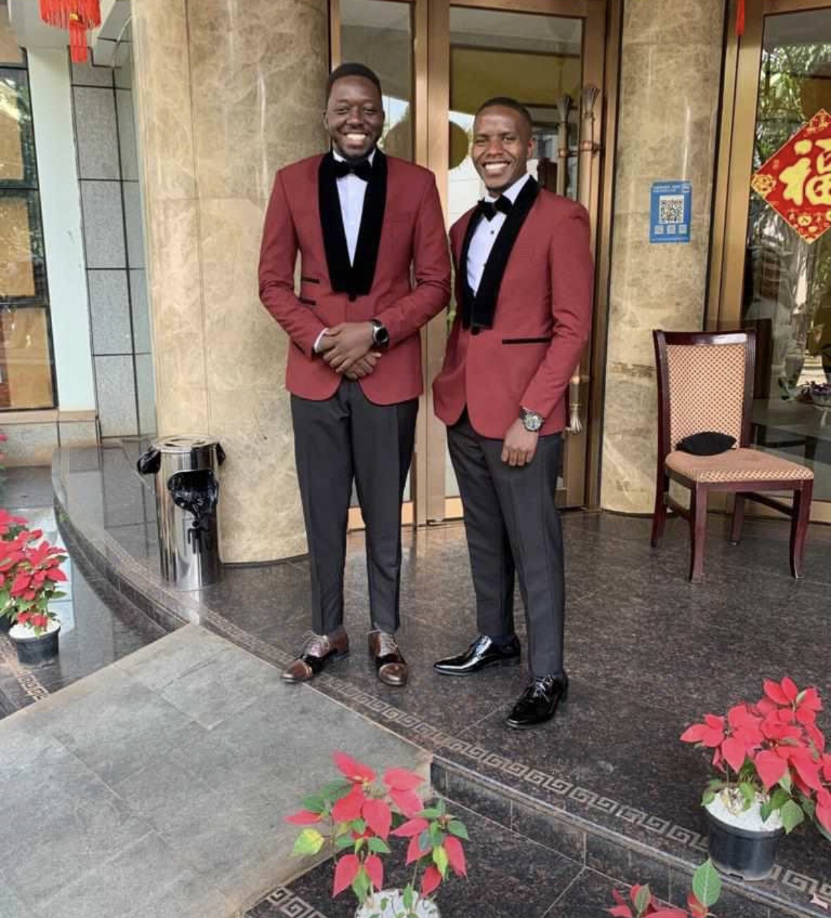 John Vaal Apparel Maroon Suits 0704604271/0788289235