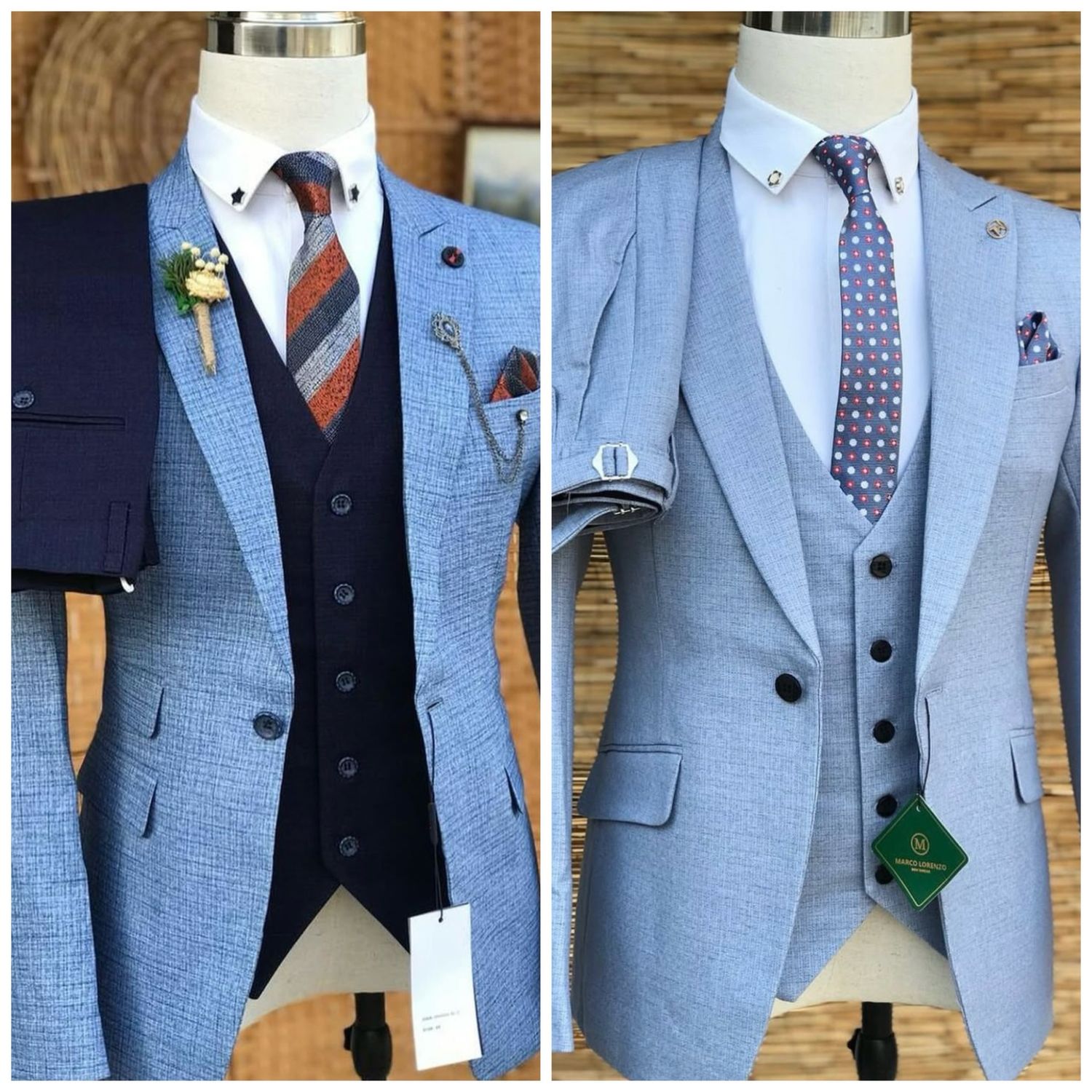 Sky Blue Suits