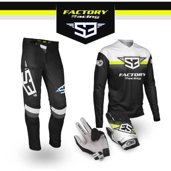 S3 TRIALS BLACK-YELLOW  COLLECTION JERSEY