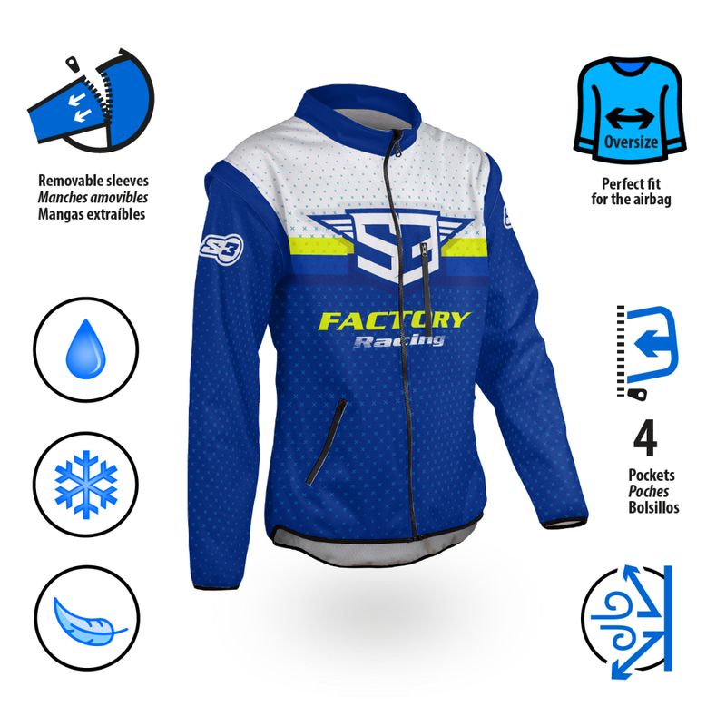 S3 RALLY GLADIATOR JACKET BLUE