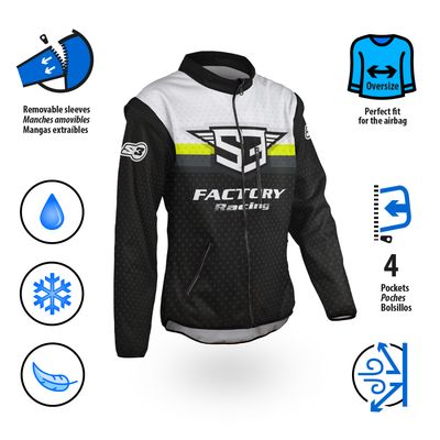 S3 RALLY GLADIATOR JACKET BLACK/YELLOW