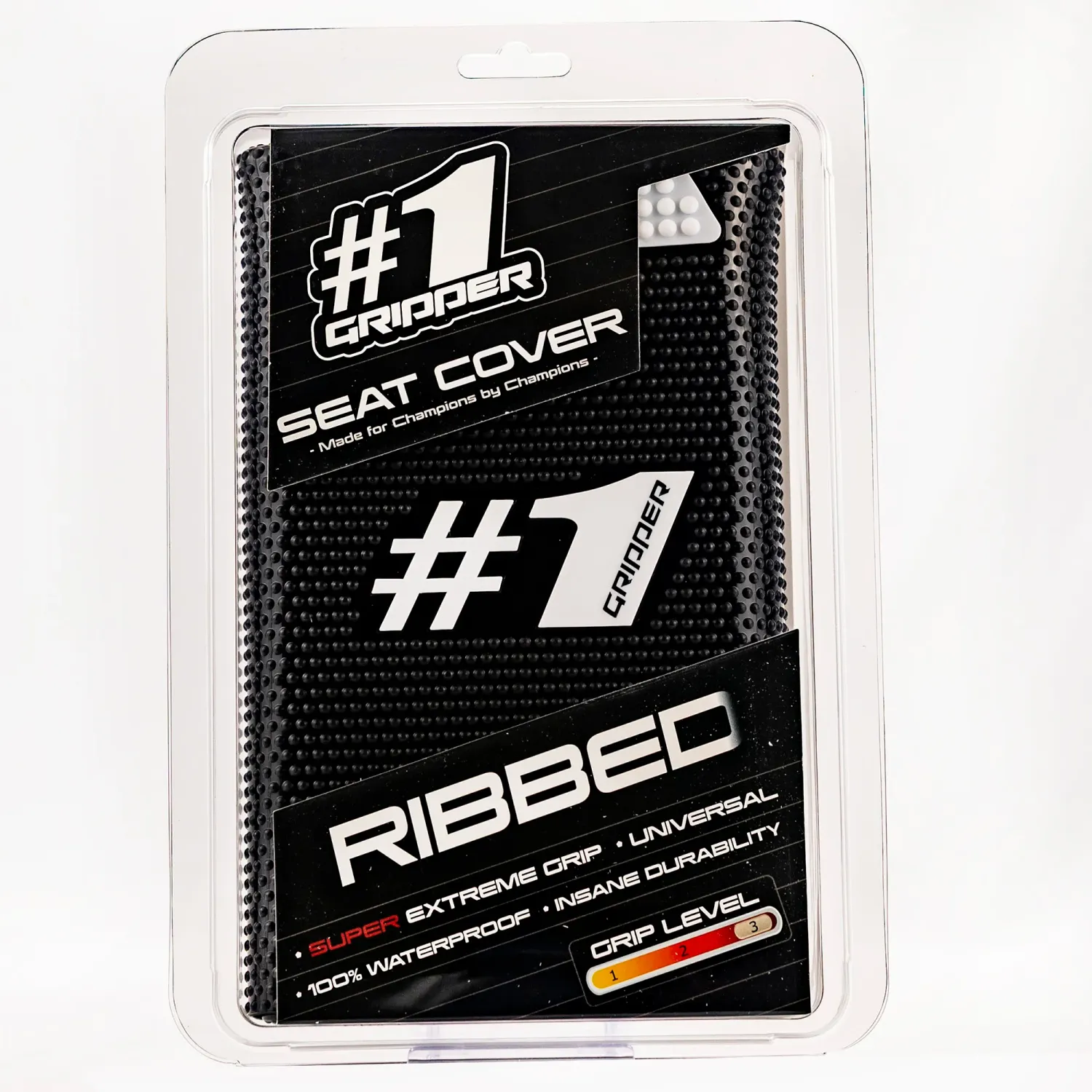 ONE GRIPPER RIBBED SEAT COVERS