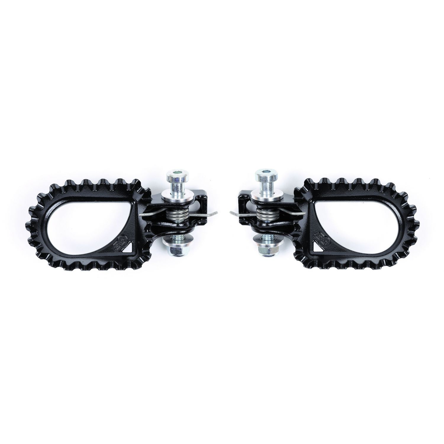 S3 Trial Footpegs  Hard Rock Steel