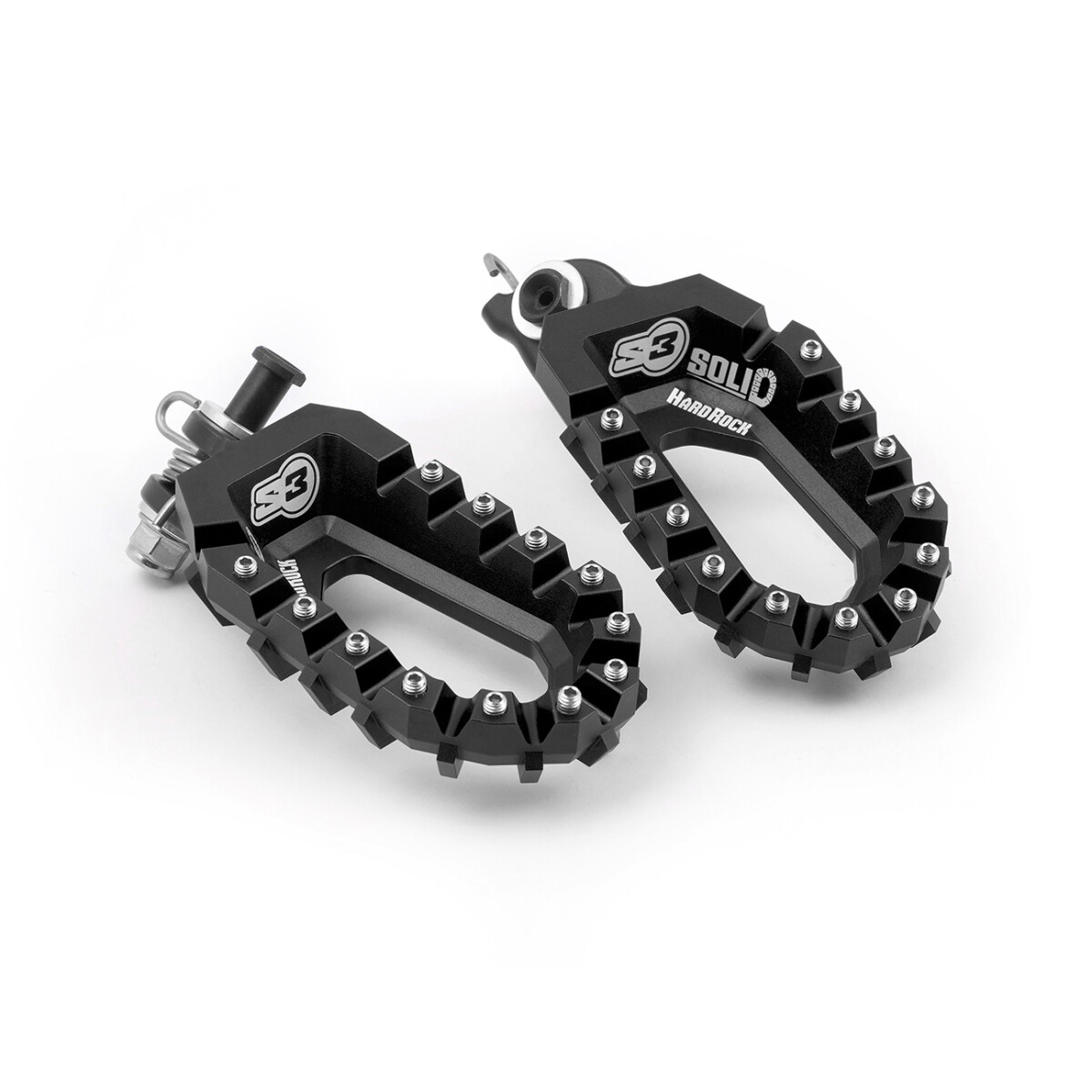 S3 KOVE FOOTPEGS MX250-RALLY 450 2020-Current, COLOUR: BLACK RALLY