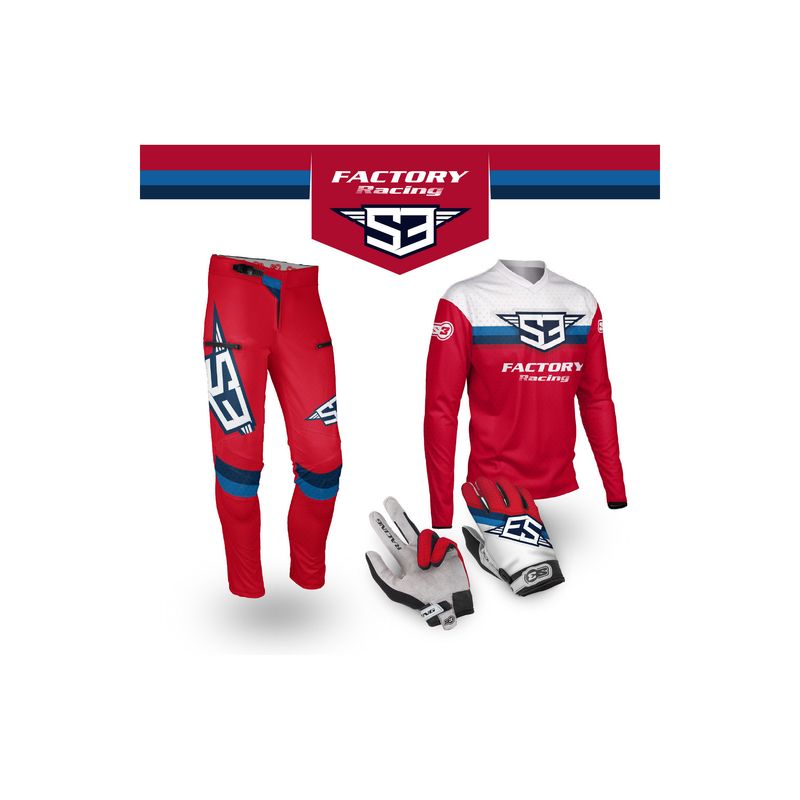 S3 TRIALS RED/WHITE COLLECTION PANTS