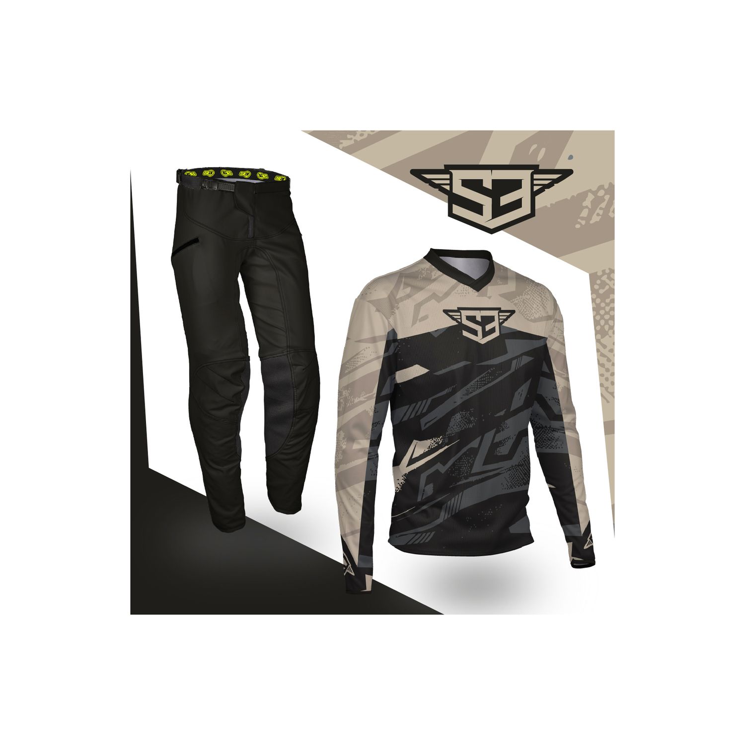 S3 SAND/BLACK JERSEY