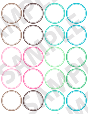 2 INCH CIRCULAR LABELS