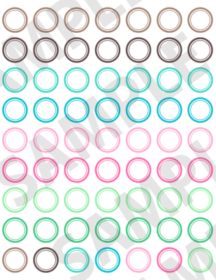 1 INCH CIRCULAR LABELS