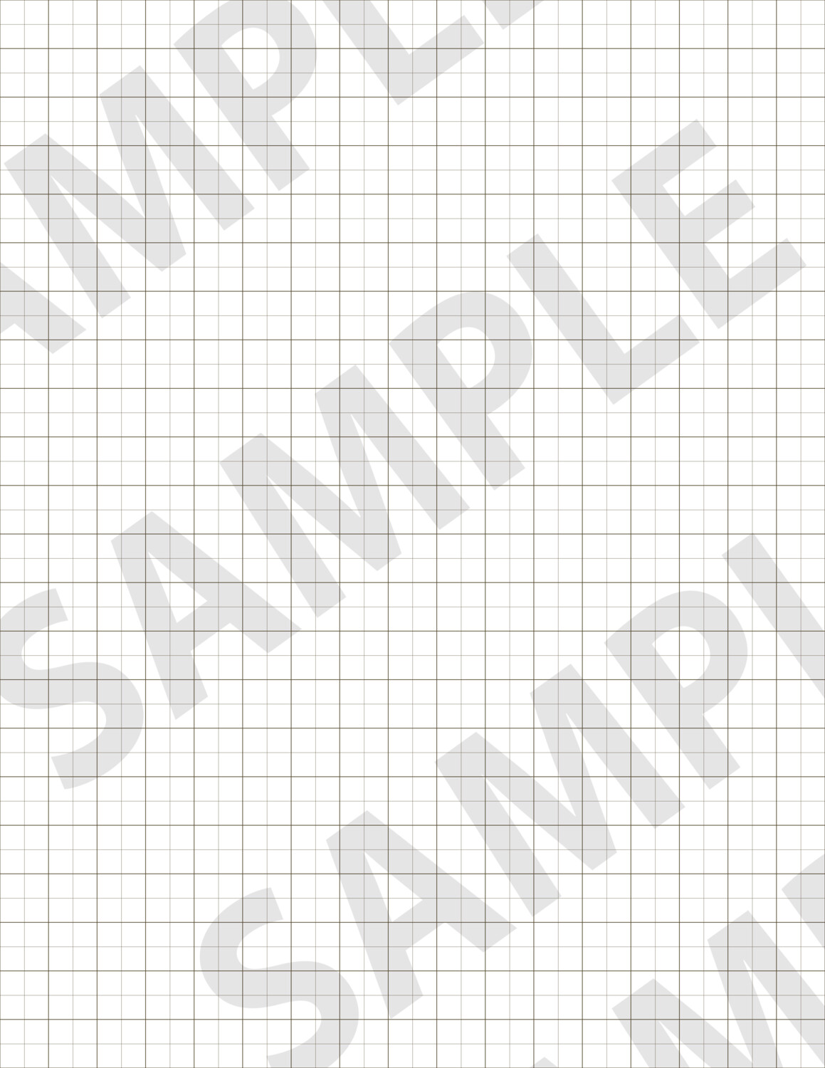 Brown 2 - Large Grid Paper