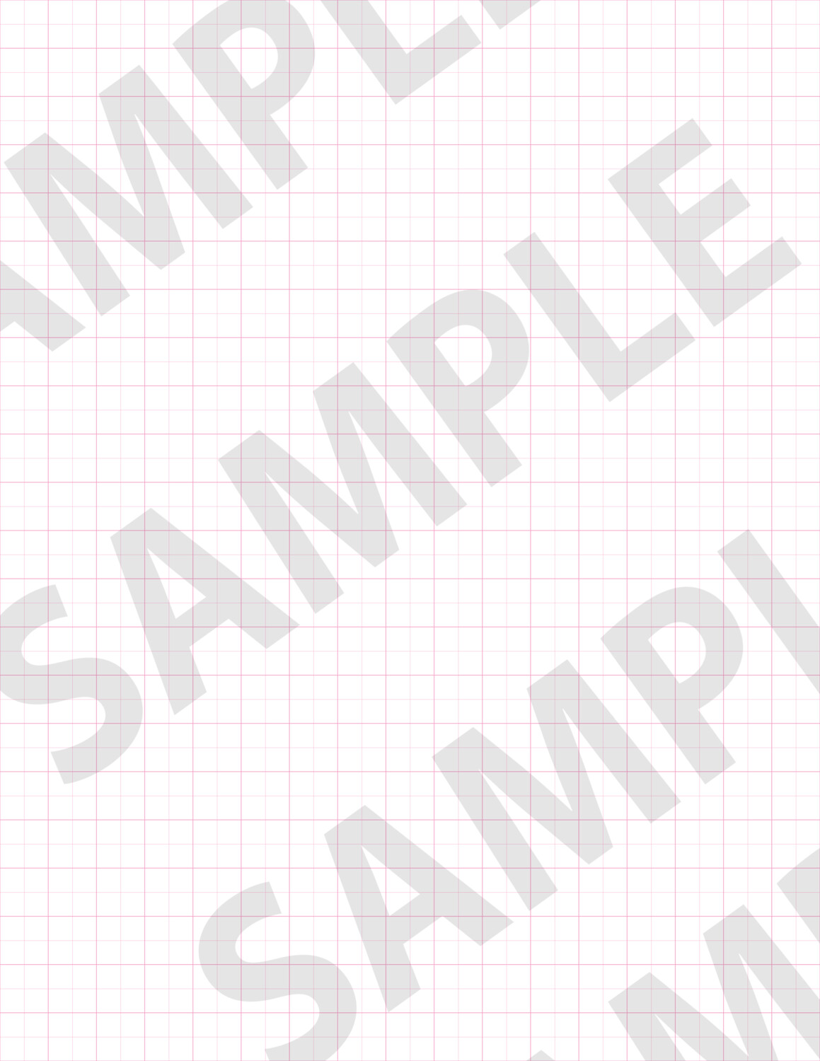 Pink 1 - Large Grid Paper
