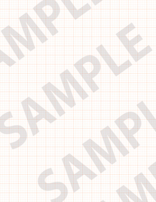 Bright Orange 1 - Medium Grid Paper